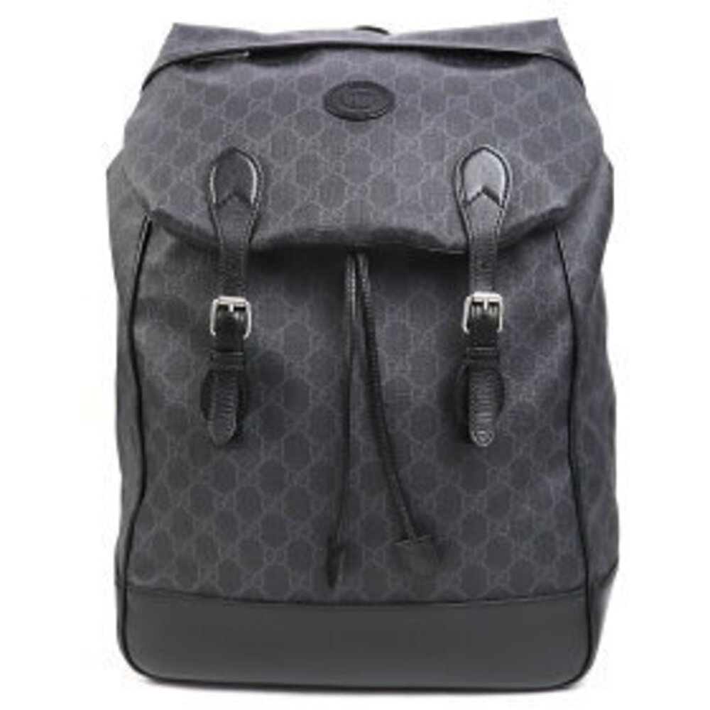 Gucci Interlocking Gg Backpack Black Supreme Canv… - image 2